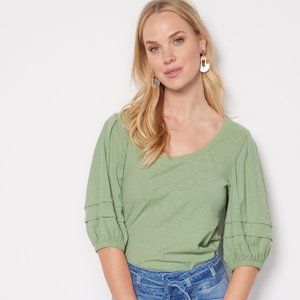 NWT NATION LTD Nigella Scoop Neck Top Size M